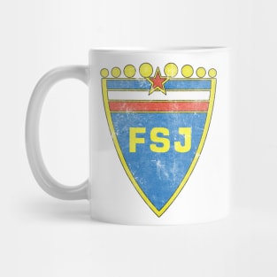 The Football Association of Yugoslavia / Vintage Faded Style Defunct Logo Mug